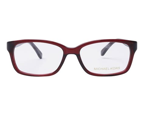 brille michael kors damenbrille mk 842 604|Michael Kors MK842 604 Eyeglasses in Burgundy Red.